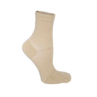 Performance crew compression socks in nude 1 color