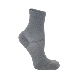 Performance crew compression socks in grey