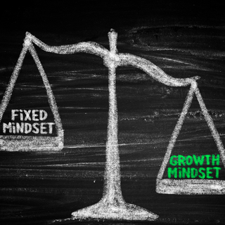 Balance Scale about Healthy Mindset