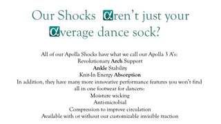 Our Shocks Aren't Just Your Average Dance Sock! | Apolla Performance
