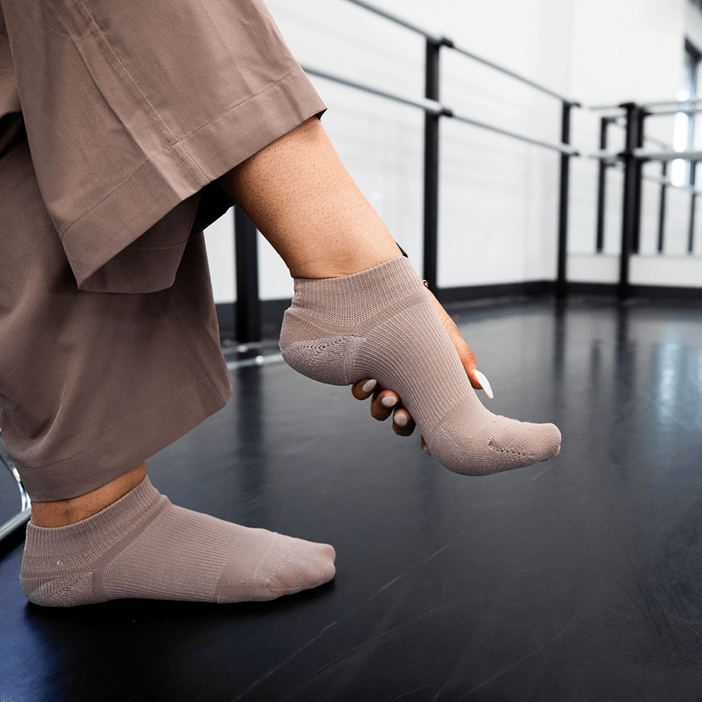 Apolla Performance Wear No Show Dance Socks – AMP Shock – Apolla Performance Wear