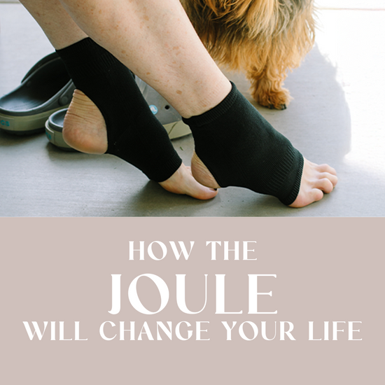 Women wearing dance socks with arch support and ankle support in video