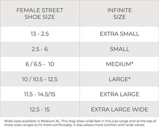 Female size chart