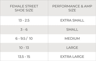 Women's size chart