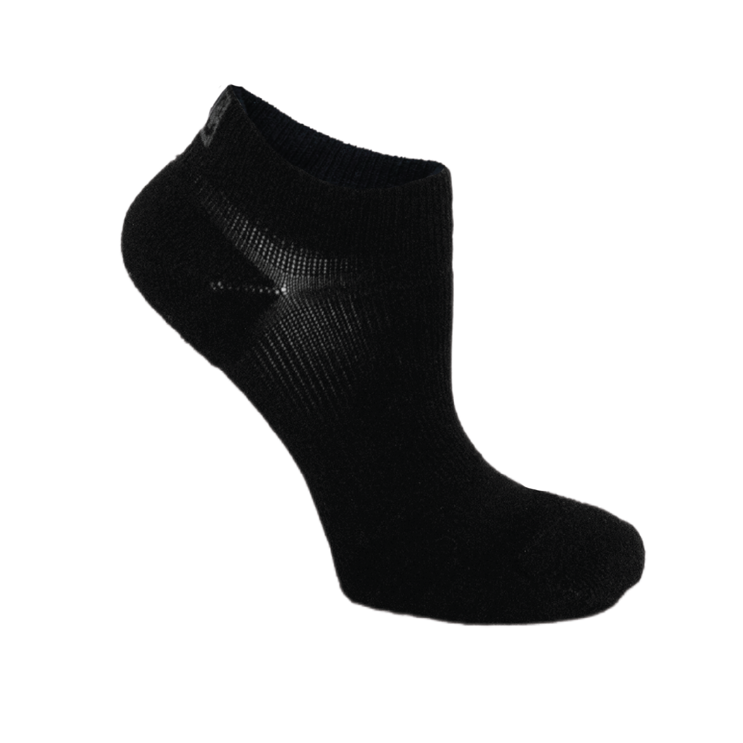 AMP no show compression socks black
