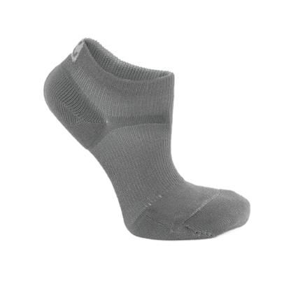 AMP No Show Compression Socks For Women and Plantar Fasciitis in Gray