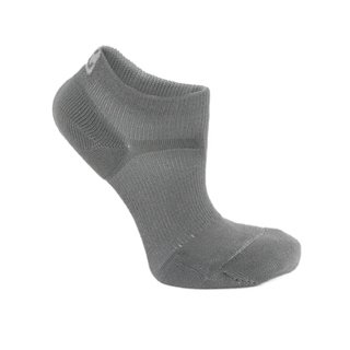The Amp Shock No Show Dance Socks For Sneakers Gray