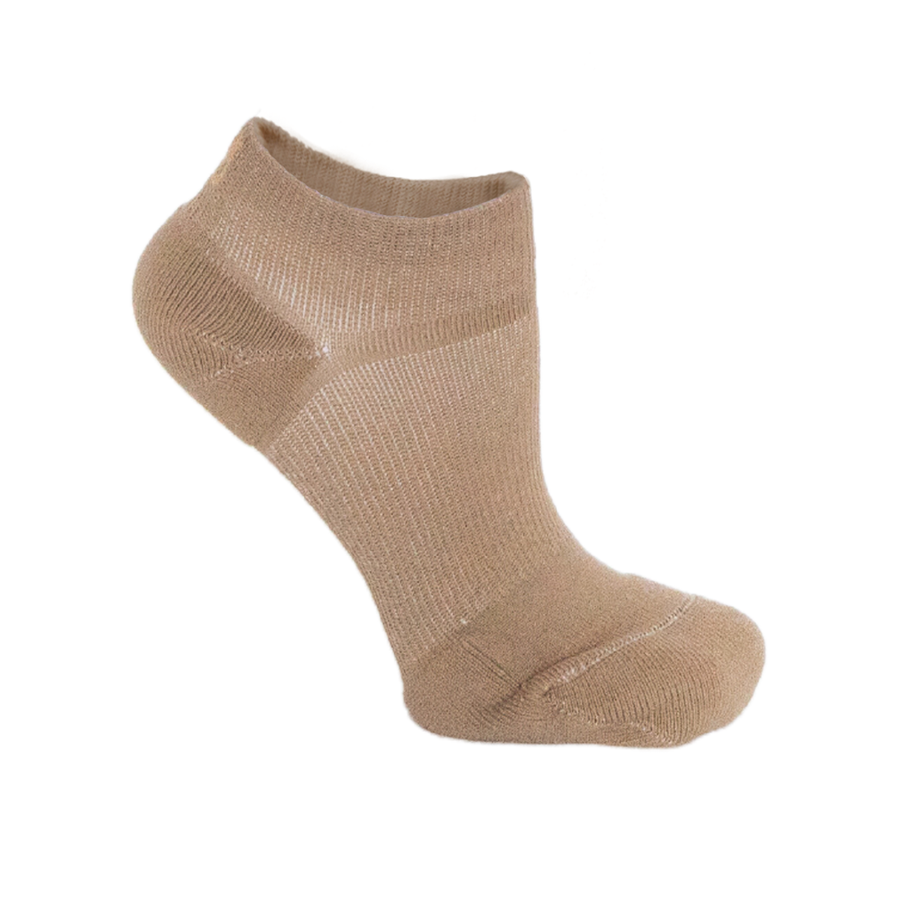 The Amp Shock Dance Arch Support No Show Socks Nude-Two