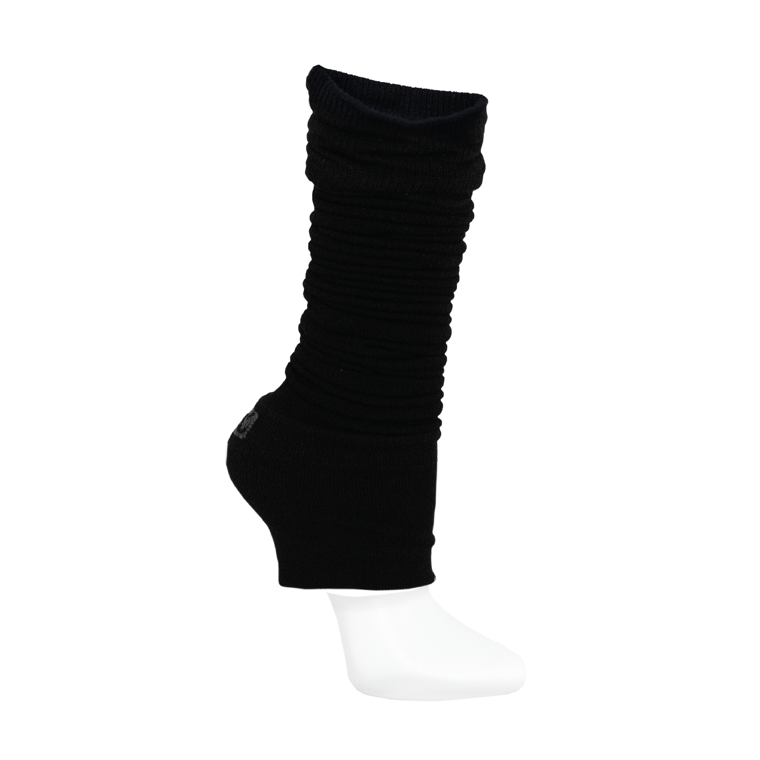 Black top ankle warmers