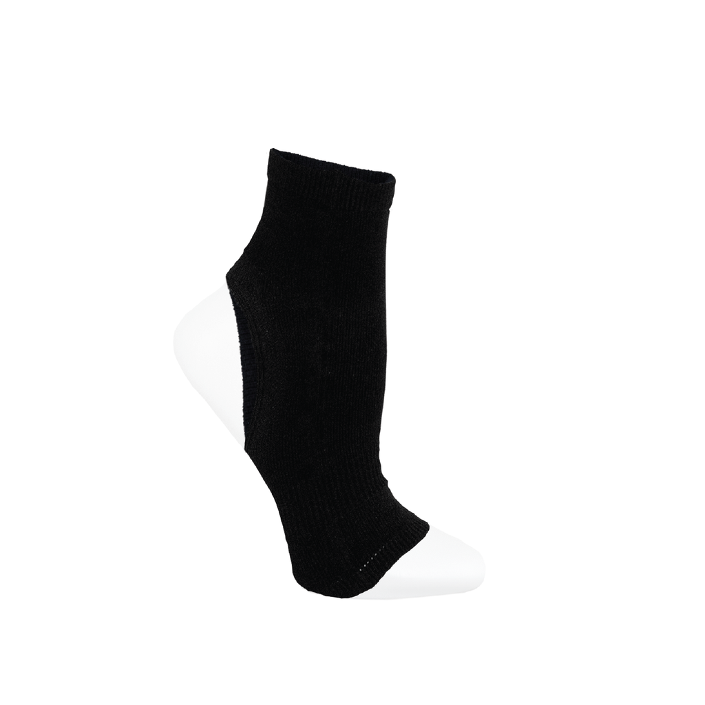 The Joule Open Toed Compression Stockings Black