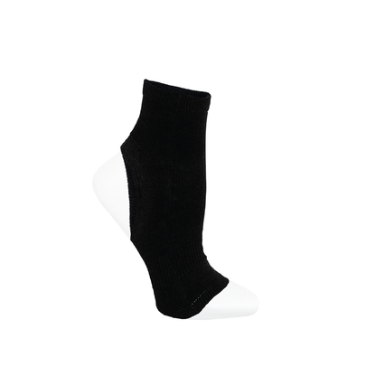 Dance socks and plantar fasciitis sleeve with ankle support in black